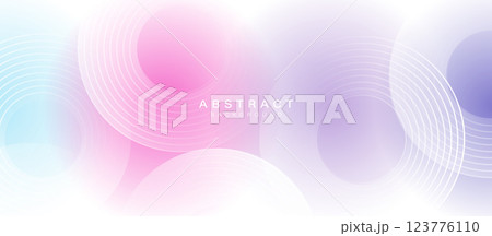 Soft Gradient Abstract Background with Circular Lines 123776110