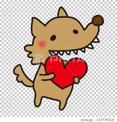 有心臟的可怕狼 123776318