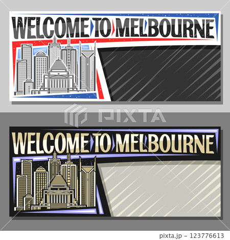 Vector layout for Melbourne Vector layout for Melbourne 123776613