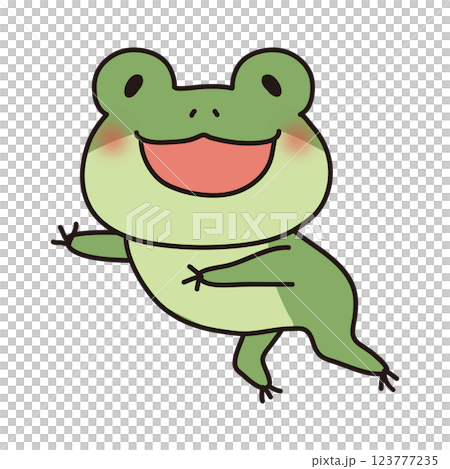 Jumping frog (sideways) Jumping frog (sideways) 123777235