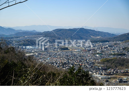 王寺から河内への眺め 123777623