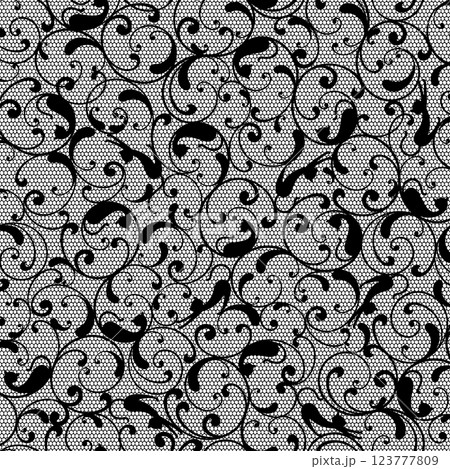 猫を合わせた装飾的なオーナメントの図案, 猫を合わせた装飾的なオーナメントの図案, 123777809