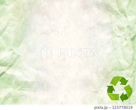 Background with arrows recycle symbol on craft eco paper texture. Sustainable development of strategy approach to zero waste, responsible consumption. Topic of reuse, renewable resource, eco-friendly Background with arrows recycle symbol on craft eco paper texture. Sustainable development of strategy approach to zero waste, responsible consumption. Topic of reuse, renewable resource, eco-friendly 123778019