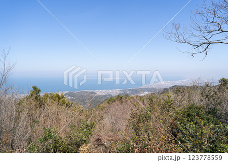 俎石山展望台から見た景色（紀泉アルプス） 123778559