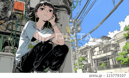 技術的な問題に直面し、肩をすくめて困惑している技術者