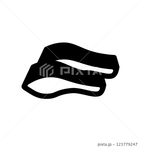 鮭の切り身のアイコンイラスト 123779247