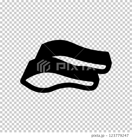 鮭の切り身のアイコンイラスト 123779247