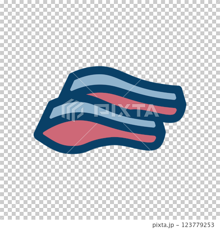 鮭魚魚片圖示說明 123779253