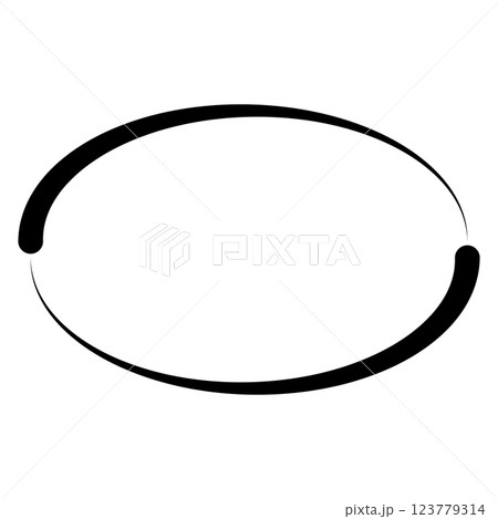 Cycle Renewal, Endless Loop black oval loop with open ends 123779314