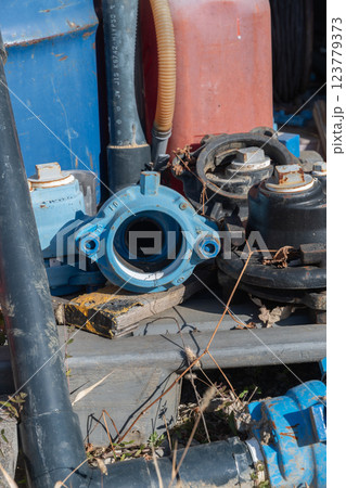 水道工事の廃棄物 123779373