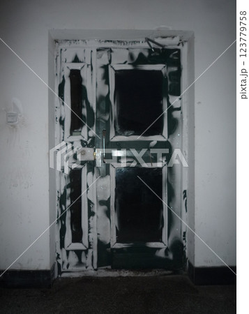 凍りついたドア 凍りついたドア 123779758