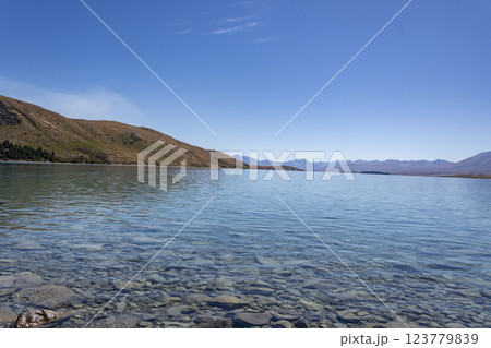 ニュージーランド南島 テカポ湖畔 ニュージーランド南島 テカポ湖畔 123779839