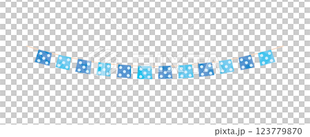 材質 - 藍色花環 2025-8 材質 - 藍色花環 2025-8 123779870