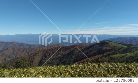 絶景!秋の富士見台高原【長野県、阿智村】 絶景!秋の富士見台高原【長野県、阿智村】 123780095