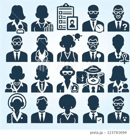 ビジネスマン　ミドル層 123781694