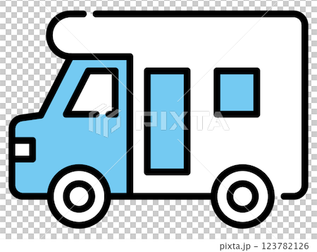 キャンピングカーのアイコン キャンピングカーのアイコン 123782126