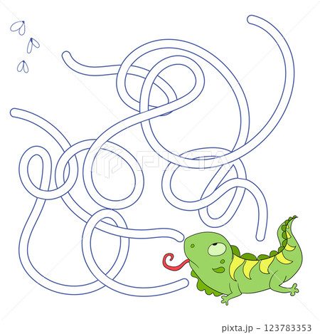 Layout for game labyrinth find a way iguana Layout for game labyrinth find a way iguana 123783353