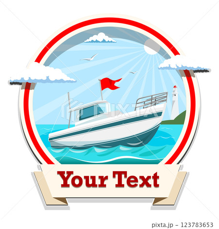 Boat vector illustration 123783653