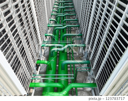 工業施設 ラジエーター ラジエター 123783717