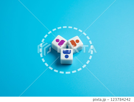 Cooperation and grouping. Successful cooperation. Enhance productivity, innovation, and goal achievement. 123784242