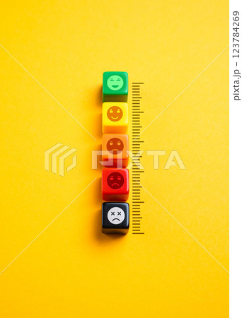 Satisfaction and well-being rating scale. Evaluates happiness. Mental health, work-life balance, financial stability, and personal growth. Satisfaction and well-being rating scale. Evaluates happiness. Mental health, work-life balance, financial stability, and personal growth. 123784269