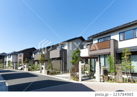 新築住宅 123784985