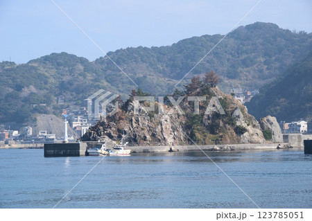 間元海峡の風景 間元海峡の風景 123785051