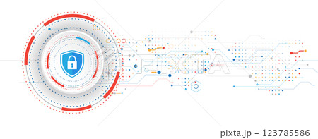 Cyber security concept with padlock technology service Cyber security concept with padlock technology service 123785586