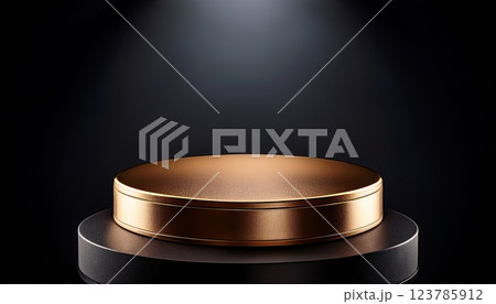 高級感のある台座の背景 高級感のある台座の背景 123785912