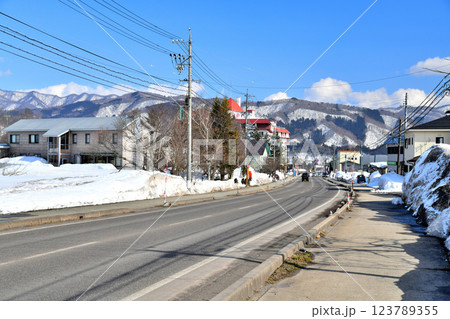 白馬村の風景(長野県白馬村)【2025.3】 123789355