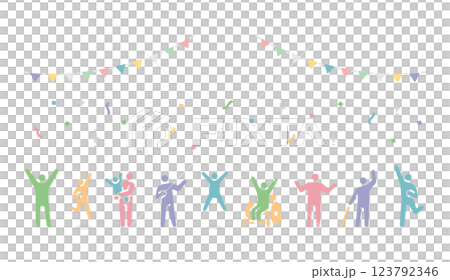 person, group of person, vector 123792346
