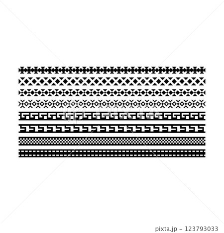 Ancient border frame icon, divider horizontal line vector shape icon for decorative vintage doodle element for design in vector illustration Ancient border frame icon, divider horizontal line vector shape icon for decorative vintage doodle element for design in vector illustration 123793033