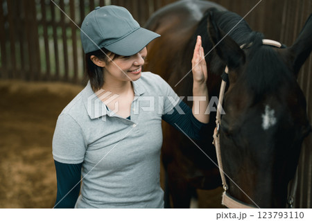 involved with horses involved with horses 123793110