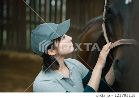 involved with horses 123793119