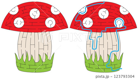 Mushroom maze 123793304