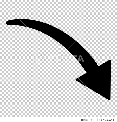 Down Arrow Vector Down Arrow Vector 123793324