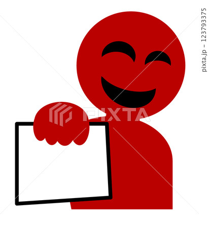 悪質な架空請求や恐喝などの犯罪を犯す詐欺師のイラスト 123793375