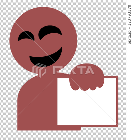 悪質な架空請求や恐喝などの犯罪を犯す詐欺師のイラスト 123793379