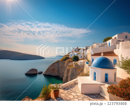 海の見える街 海の見える街 123793808