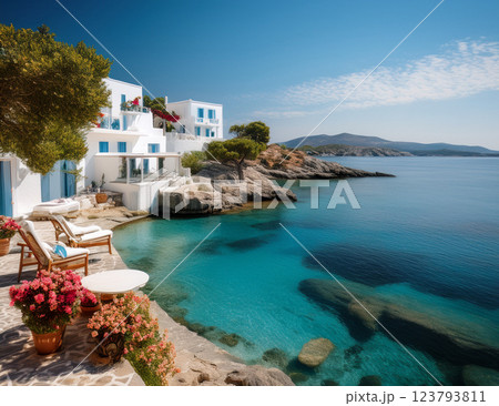 海の見える街 123793811