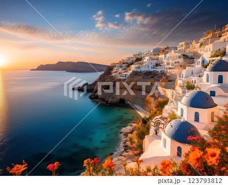 海の見える街 123793812