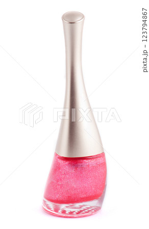 pink nail polish 123794867