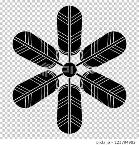 This is the family crest. It is called the six-winged hawk wheel. 123794982