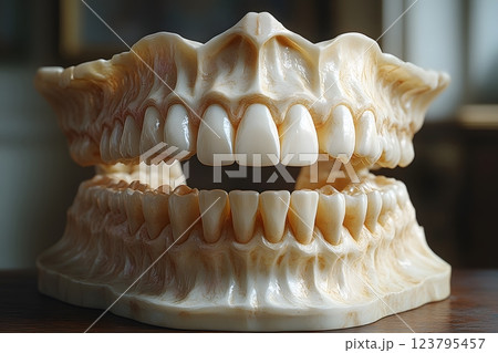 Realistic Dental Model Display for Educational and Medical Purposes Generative AI 123795457