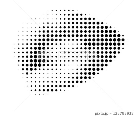 Artistic Halftone Lips in Monochrome Artistic Halftone Lips in Monochrome 123795935
