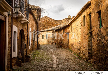 Castrillo de los Polvazares. Astorga. Spain. Beautiful village. Cocido Maragato 123796948