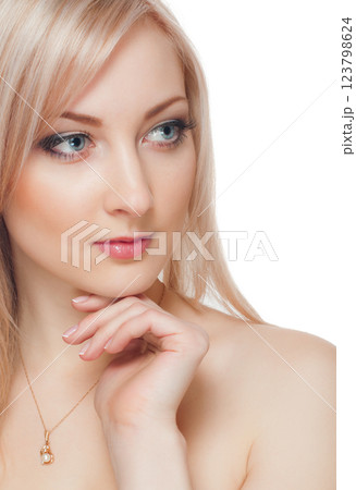 Happy blond Happy blond 123798624