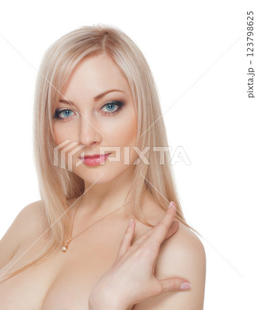 Happy blond Happy blond 123798625