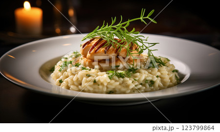 Risotto: A Creamy Italian Delight 123799864