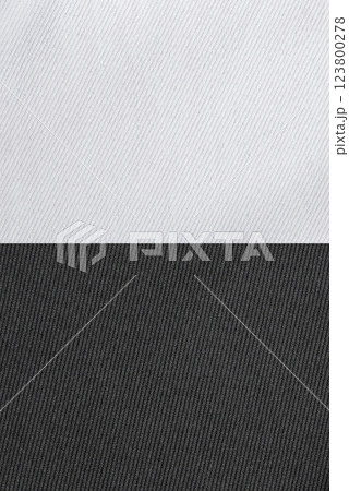 Reverse side of the fabric. High-quality clothes. Texture, background is white and black. Reverse side of the fabric. High-quality clothes. Texture, background is white and black. 123800278